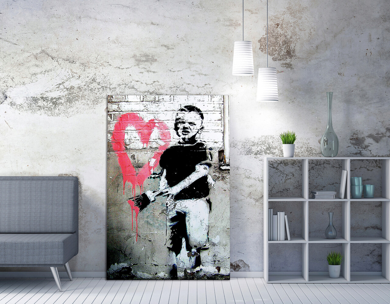 Tablou decorativ, WY37 (70 x 100), Canvas imprimat, Multicolor - imagine 5